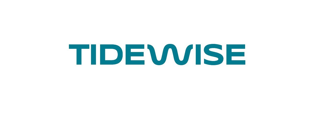 Tidewise logo white border